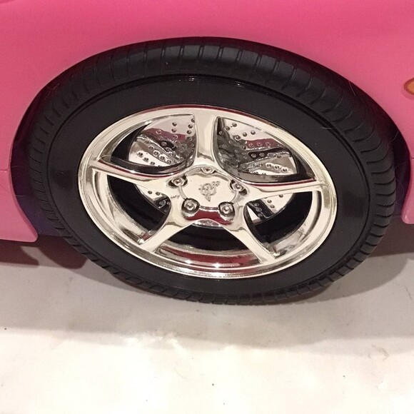 SOLD Barbie Remote Control Pink Corvette Convertible Car 2001 Mattel Vintage - Picture 7 of 9